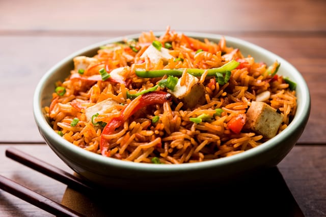 Schezwan Fried Rice.