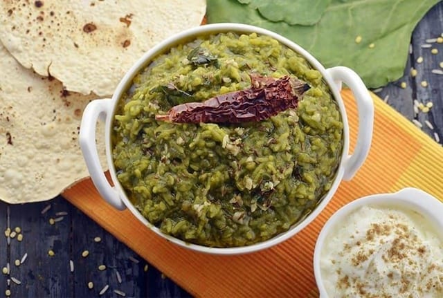 Palak Khichdi.