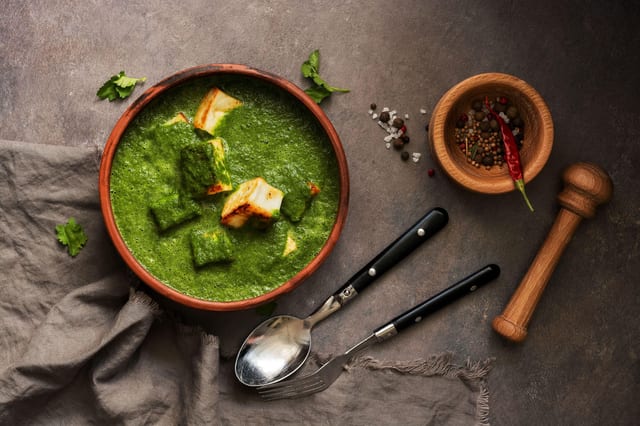 Palak Paneer.
