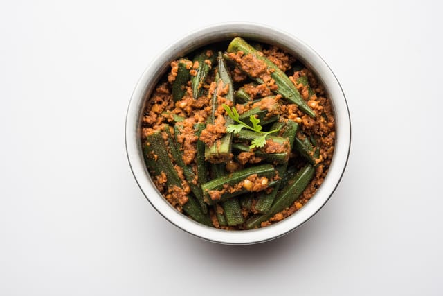 Bhindi Mirch Masala.
